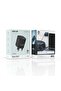 Dual Port Wall Charger with USB-A to USB-C Cable, 10.5W per USB-A Output, ABS Material, UK 3-Pin Plug, Smart Safety System, Ultra-Compact Design - Black - 7