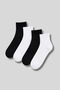 Men's 4-Pack Cotton Sole Towel Mid-Length Sports-Tennis Socks