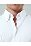Italian Style Slim Fit Button down Collar Men's Shirt White T11783 - 2
