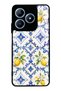 Realme C63 Sapphire Lemon Tiles Design Glossy Phone Case