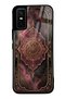 Infinix Gt 30 Pro Glossy Phone Case with Rosewood Ottoman Medallion Design