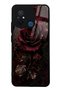 Xiaomi Redmi 12C Glossy Phone Case with Midnight Velvet Rose Design
