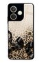 Oppo A5 Pro Golden Leopard Bow Design Glossy Phone Case