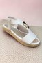 Women's - girl's - anatomical comfort casual sandal model - white - 2