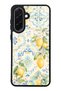 Samsung A36 Azure Lemon Garden Design Glossy Phone Case