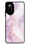 Realme 12 Lite Lavender Rose Marble Design Glossy Phone Case
