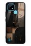 Realme C21 Glossy Phone Case with Black Mocha Coffee Design