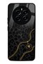 Realme 12 Pro Black Panther Gold Design Glossy Phone Case