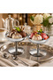 Silver Stainless Steel Footed Ice Cream Bowl Sweet Delight and Fruit Presentation Bowl 8.5 cm - 2