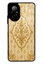 Realme 12 Lite Ivory Ottoman Gold Design Glossy Phone Case