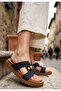 Women's Slippers Black Suede Daily Jondi