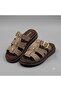 (Shanzeli) Open Toe Casual Women's Slippers Vison