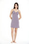 Women's 95% Viscose Polka Dot Patterned Dressing Gown & Nightgown Set - 3