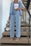Light Blue Elio Shirt Pants Denim Set - 7