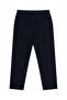 Plus Size Knitted Front Leather Detailed Lycra Women's Trousers - 6