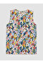 Lcw Everyday Mercan Crew Neck Floral Women's Undershirt - 5
