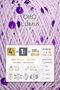 Lumia • Lilac-Purple Sequin (9432) • 4-Pack × 50 Gr / 90 m • 3+6 mm Double Size Sequin Knitting Yarn • Blouse, Shawl, Bandana - 3