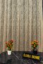 Premium Mink Broken Glass Design 1/2 Layer Sparse Pleated Planting Tulle Curtain