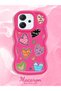 Oppo Reno 14F Compatible Case Camera Protector Red Silicone Couple Phone Case Heart Pattern - 2