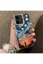 Redmi 15C 5g Compatible Silicone Edge Hard Back Case Couple Phone Case with Cartoon Pattern - 3