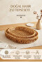 Set of 2 Oval Wicker Trays, Natural Rattan Look, Decorative Presentation and Serving Tray - 3