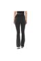 Black Women's Tight-Fitting Straight Leggings 1379176 - 4