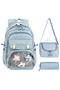 Transparent Luxury Primary-Secondary School Twill 3-Piece Set Bag with Toys, Thermal Lunch Bag and Pen Holder - 4