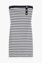 Tjw Breton Black-White Mini Knitwear Dress - 5
