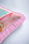 Vespa Floral Summer Pastel Fringe Pillowcase - Artistic Mediterranean Pink Tassel Throw Pillow Cover - 8
