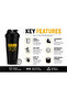 700ml Protein Shaker Bottle with Mixing Ball | Leakproof BPA-Free Sports Water Bottle for Gym, Fitness & Workout - 3