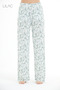 Women's 100% Viscose Floral Patterned Pajama Bottoms