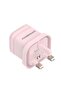 Lunex Dual-Port Fast Charging Adapter with USB-C & USB-A Ports, 35W Power Delivery, 22.5W USB-A Output, UK 3-Pin Plug, Universal Protocol Support, Multi-Device Charging - Pink - 4
