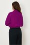 Shirt Collar Crepe Bluz 46758 - 4