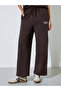 Coffee Brown Text Print Cotton Blend T-Shirt and Joggers Co-ord Set - 4