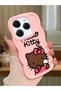 Tecno Spark 20 Pro Compatible Case Camera Protector Pink Silicone Couple Phone Case Kitty Pattern