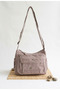 Women's Multi-Compartment Long Cross Strap Clinker Waterproof Fabric Shoulder Bag