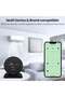 WiFi Smart Temperature & Humidity Sensor with IR Remote Controller | Smart Hygrometer Monitor with App Control, Automation for AC, TV & Home Devices | Rechargeable Portable Indoor Climate Sen - 2