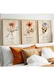 Muslim Floral Frames 50x70 cm with Outer Frame Set of 3 Interior