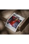 44 cm Cristiano Ronaldo CR7 Manchester United Poster | Vodafone Red Jersey Wall Art Print | Football Stats Poster | Soccer Decor for Bedroom Office | Fan Gift