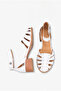 Ferlay Women's Genuine Leather Casual Shoes - White - 4
