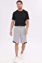 Men's Cotton Sporty Shorts Gray Melange 6059 - 6