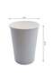 25Pcs 12Oz Disposable Cups with Lid for Cold & Hot Drinks - Ideal Coffee Cups Disposable for Cafes & Offices. - 7