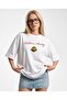 Baklava Society Printed Oversize Summer Basic T-Shirt