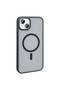 iPhone 15 Plus Case Magsafe Supported Camera Raised Silicone Matte Anti-Fingerprint Gzst - 3