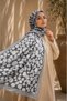 Polka Dot Pattern Shawl Series Gray - 2
