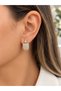 Xuping Gold Zircon Stone Rectangular Women's Earrings – Stylish Everyday and Special Occasion Jewelry