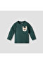 Cotton Long Sleeves Pyjama Set with Tiger Applique - 3