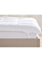 Prima Microfiber Olympic Queen Size Mattress Topper-160x200x4cm-WHITE