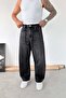 Smoked Waist Drawstring Super Baggy Fit Pants - 2