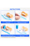 Vacuum Food Sealer with 6 Reusable Bags, 2 x 2 x 3.5 inches, Blue - 4